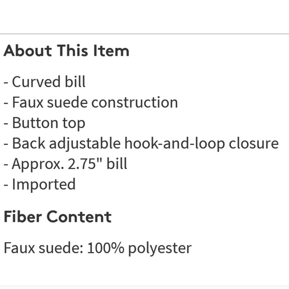 💥NEW AUGUST HATS Gray Faux Suede Baseball Cap - Picture 7 of 9